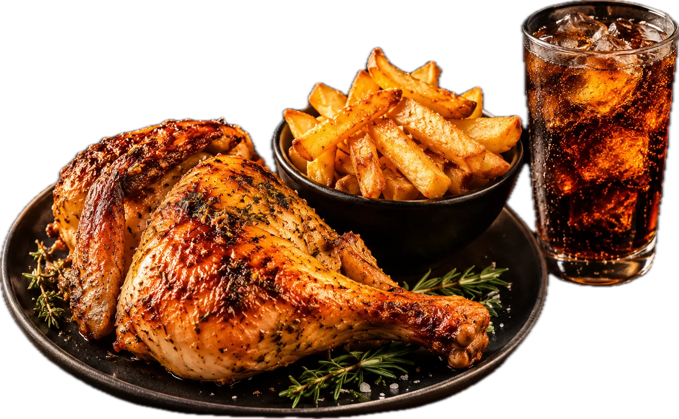 Formule demi-poulet, Coq’in House au Cap d’Agde